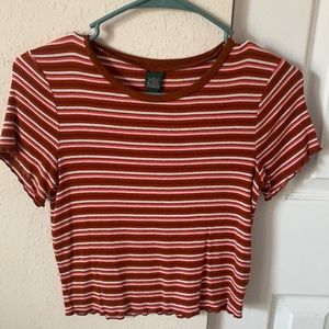 cute striped crop top
